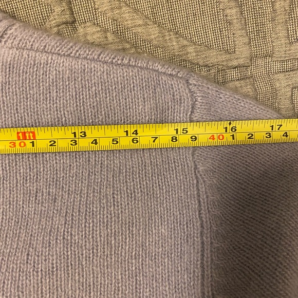 La Redoute Soft wool angora lavender cardigan. - Picture 8 of 9